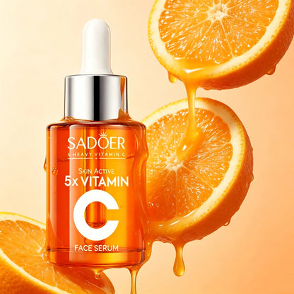 Vitamin C Face Serum 30ML Hydrating Essence with Hyaluronic Acid & Centella for Dull Skin Uneven Tone Fine Lines Pores Dry Skin Moisturizing Toner Moisturize Moisturizer Hydrate Moisture
