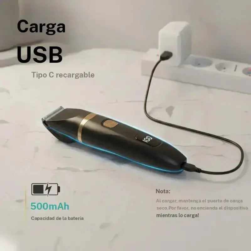 Intelligent Electric Body Shaving Device - Body Trimmer - for Trimming Underarm Hair, Groin Area, Private Parts, Suitable for Both Men and Women - Replaceable Head
