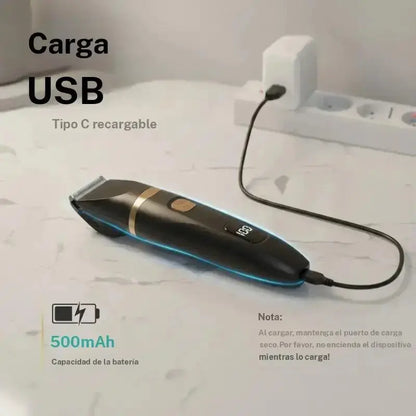 Intelligent Electric Body Shaving Device - Body Trimmer - for Trimming Underarm Hair, Groin Area, Private Parts, Suitable for Both Men and Women - Replaceable Head