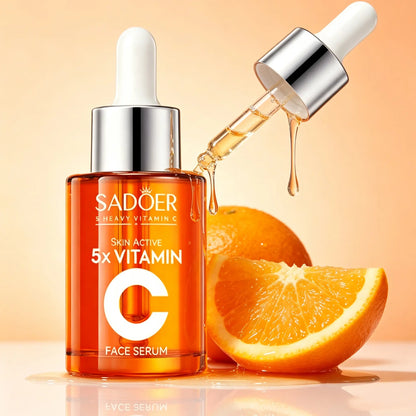 Vitamin C Face Serum 30ML Hydrating Essence with Hyaluronic Acid & Centella for Dull Skin Uneven Tone Fine Lines Pores Dry Skin Moisturizing Toner Moisturize Moisturizer Hydrate Moisture