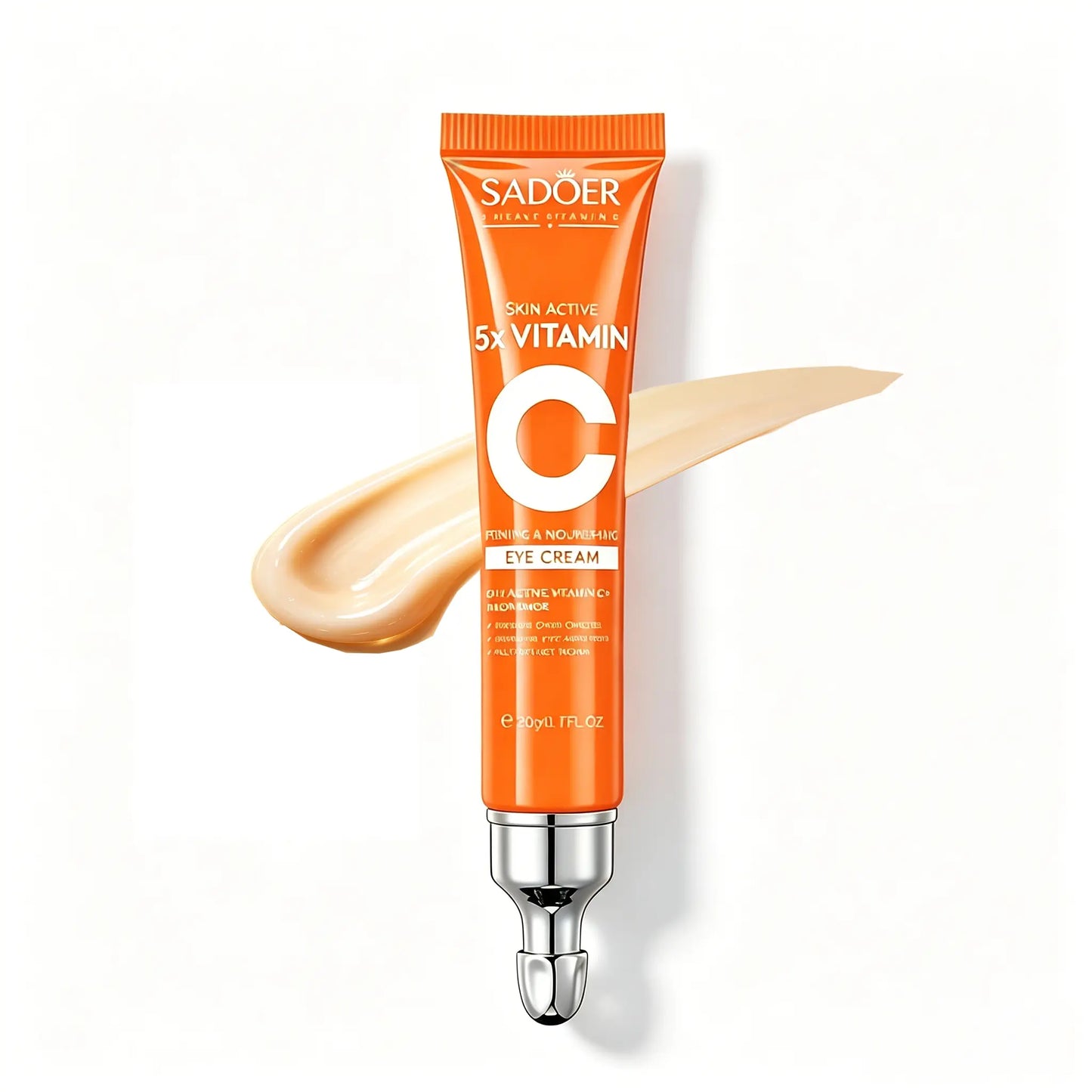 5X Vitamin C Eye Cream, a Powerful Hydrating and Rejuvenating Treatment, Daily Eye Essence Care for Moisturizing.