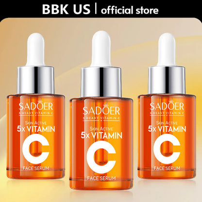 Vitamin C Face Serum 30ML Hydrating Essence with Hyaluronic Acid & Centella for Dull Skin Uneven Tone Fine Lines Pores Dry Skin Moisturizing Toner Moisturize Moisturizer Hydrate Moisture