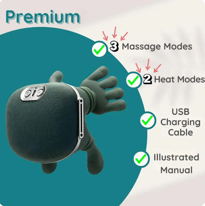 Neck Massager with Heat for Pain Relief Deep Tissue,Shoulder & Back Massager,Masajeador De Espalda Y Cuello Shiatsu Neck and Back Massager 2026 (Upgraded Version) Lightweight Gift