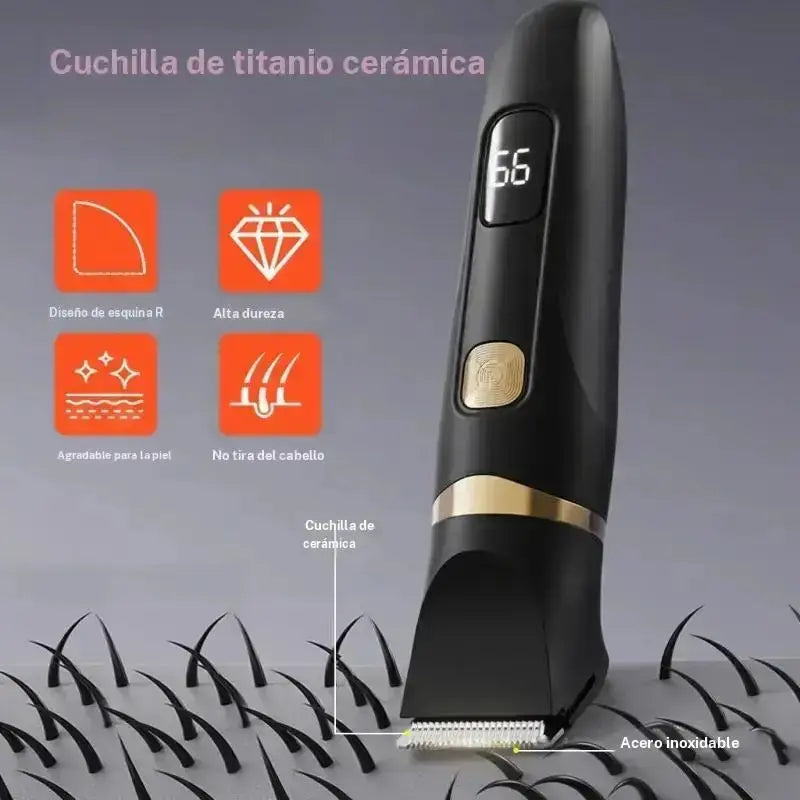 Intelligent Electric Body Shaving Device - Body Trimmer - for Trimming Underarm Hair, Groin Area, Private Parts, Suitable for Both Men and Women - Replaceable Head