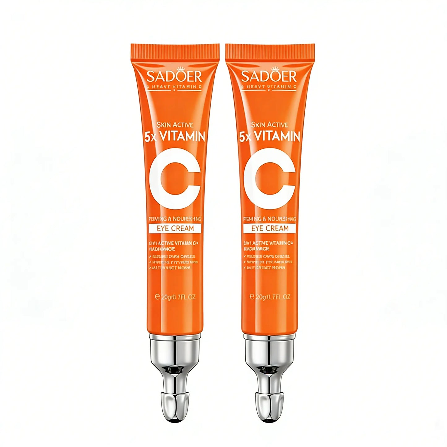 5X Vitamin C Eye Cream, a Powerful Hydrating and Rejuvenating Treatment, Daily Eye Essence Care for Moisturizing.