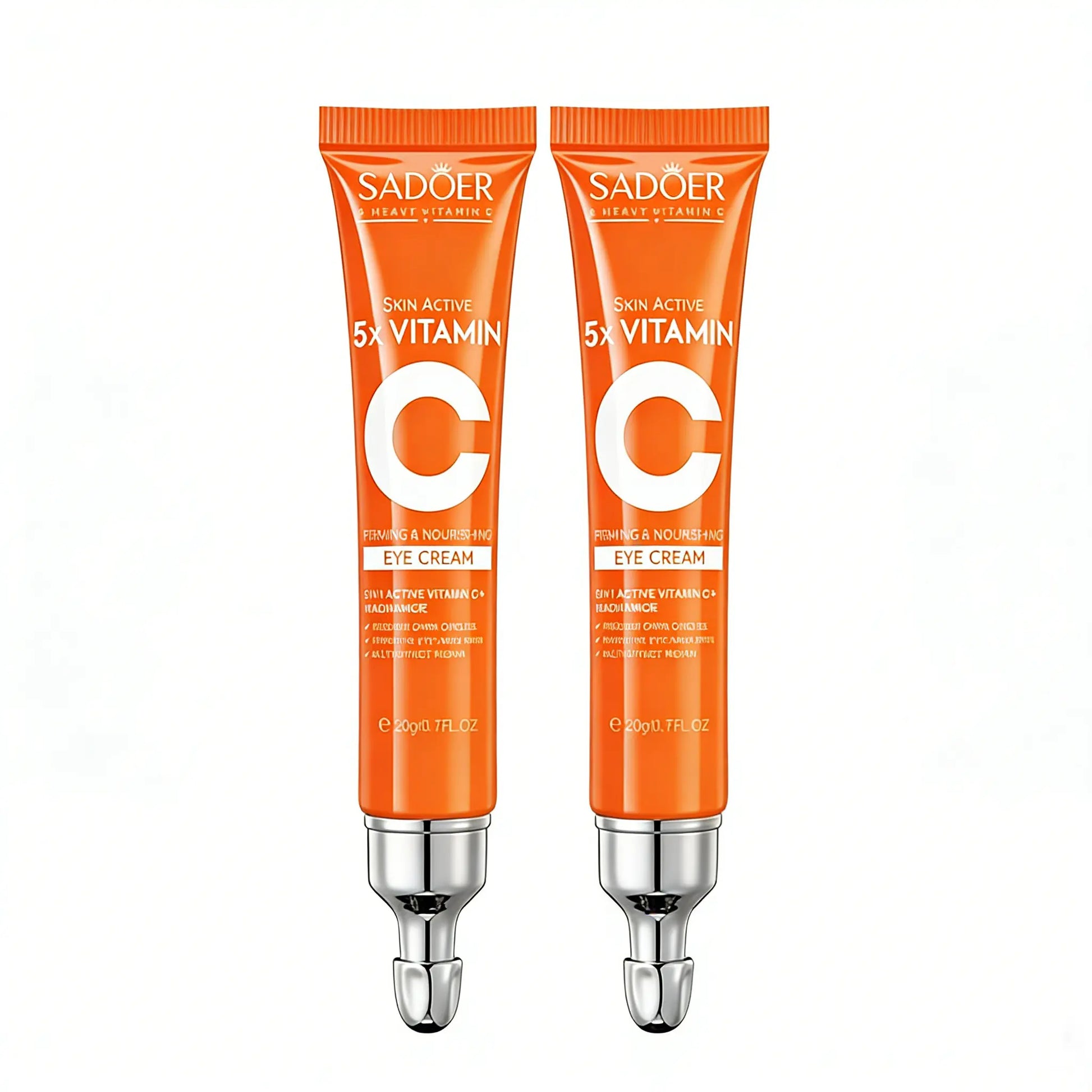 5X Vitamin C Eye Cream, a Powerful Hydrating and Rejuvenating Treatment, Daily Eye Essence Care for Moisturizing.