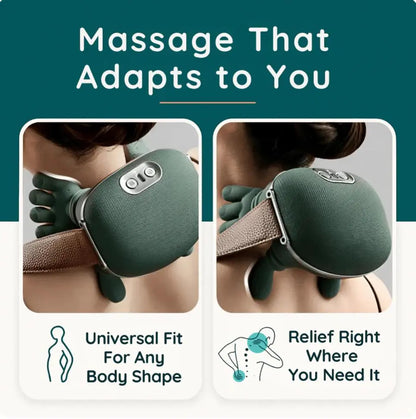 Neck Massager with Heat for Pain Relief Deep Tissue,Shoulder & Back Massager,Masajeador De Espalda Y Cuello Shiatsu Neck and Back Massager 2026 (Upgraded Version) Lightweight Gift